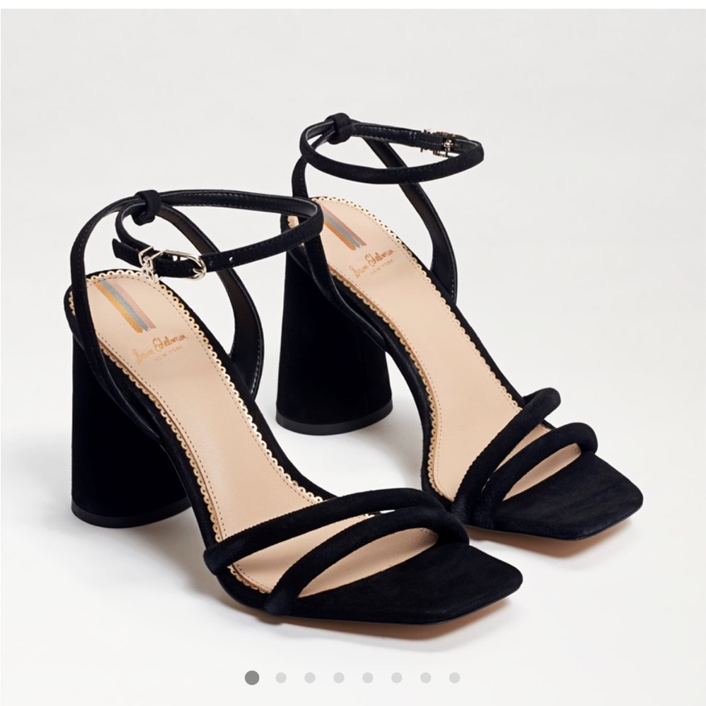 Sam Edelman Kia block candles in black suede